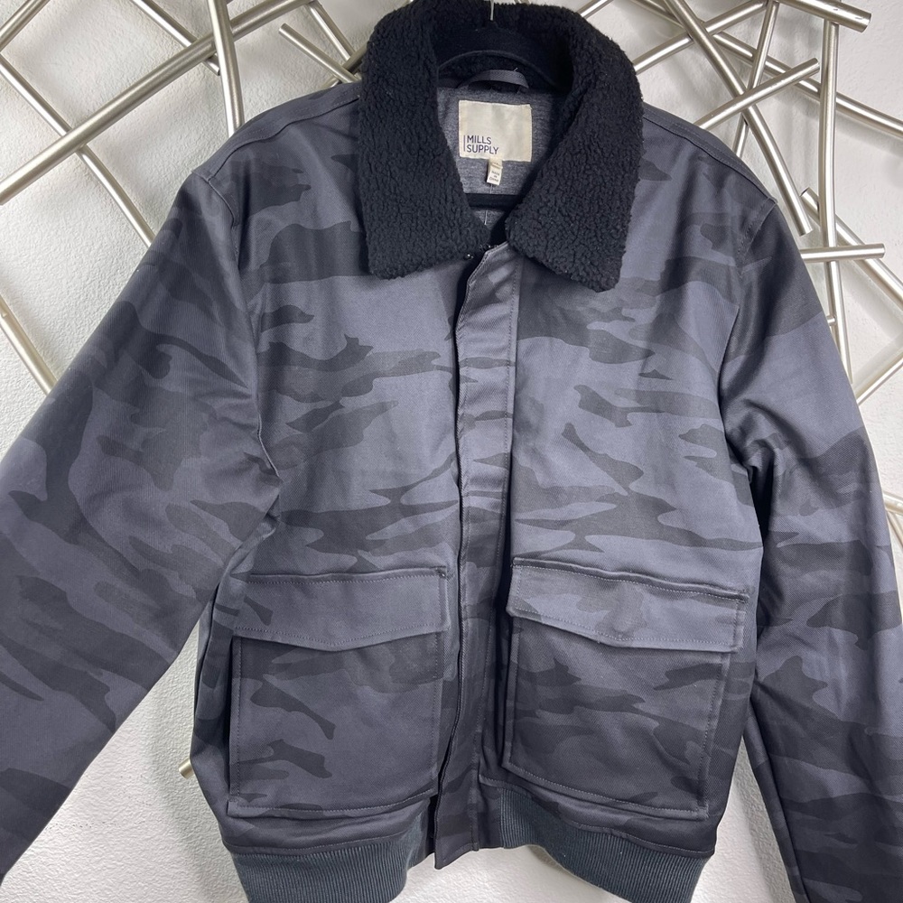 Mills Supply | Men's Camo Lodi Bomber Jacket | XLarge
